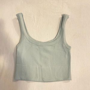Baby Blue Scoop Neck Nikibiki Tank